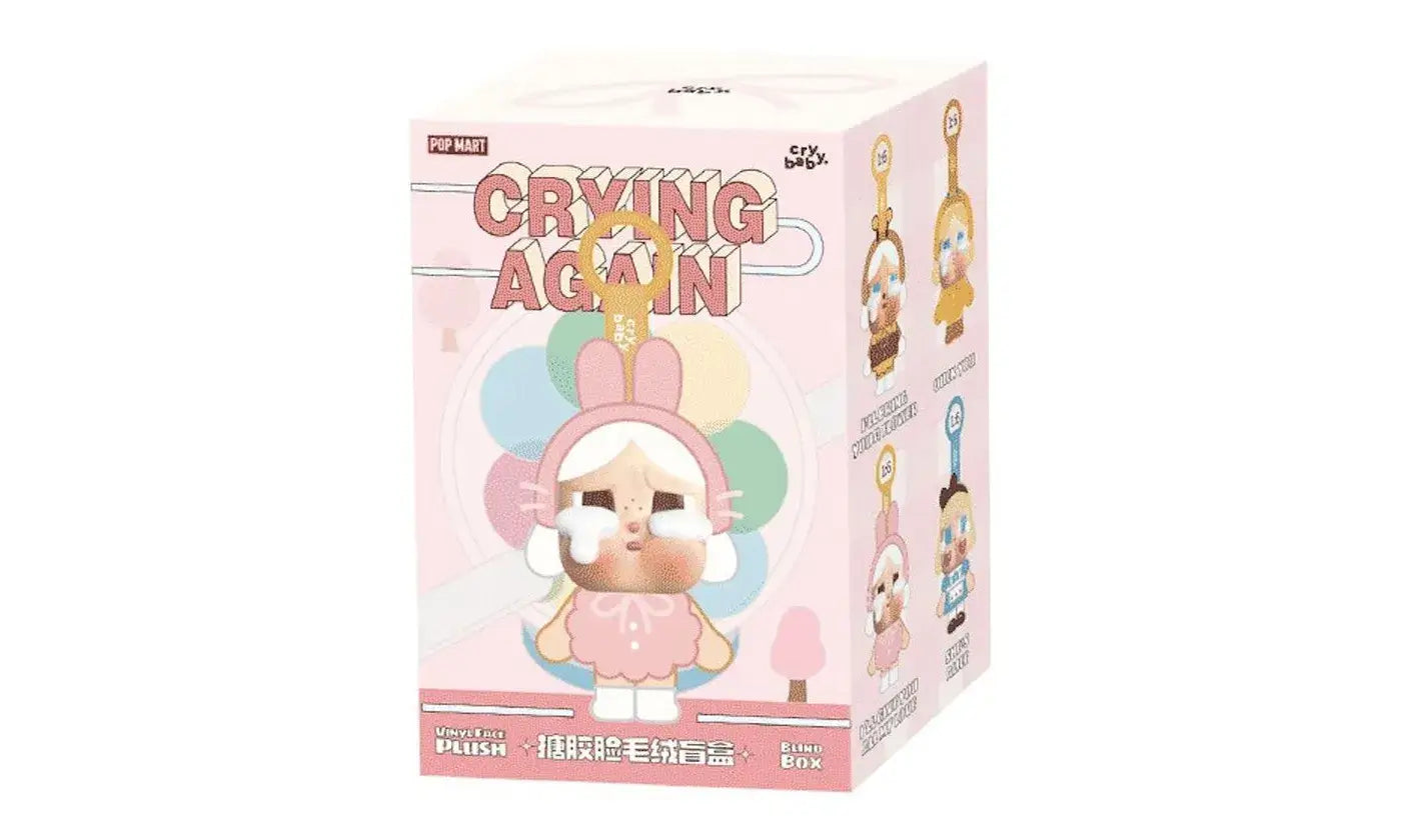 Pop Mart CryBaby Crying Again Series Vinyl Face Plush Sealed Case Blind Box