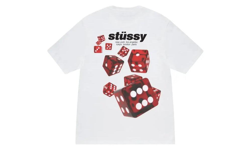 Stussy Rollers Tee White