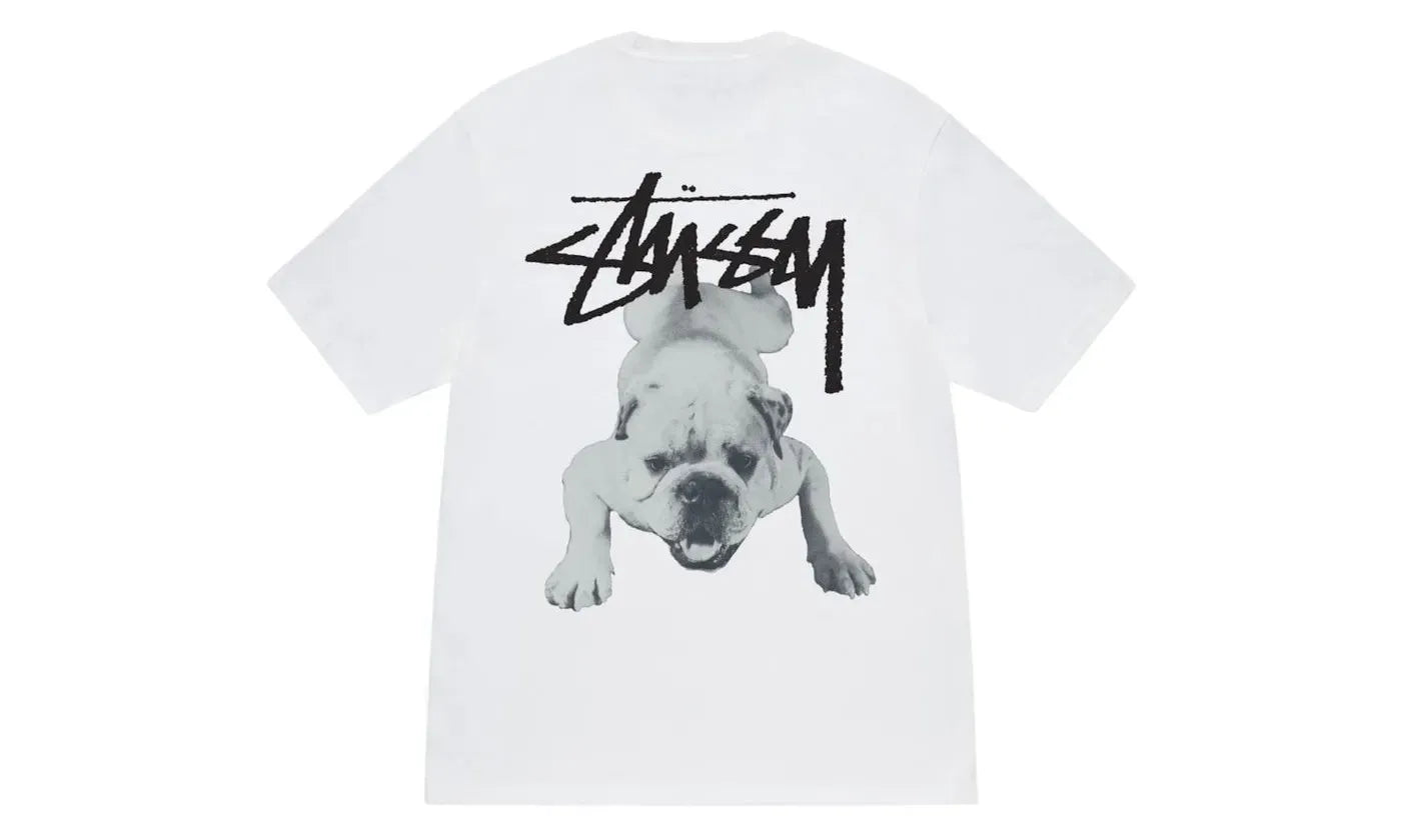 Stussy Stock Dog Tee White - STUSSY-STOCKDOG-TEEWHITE