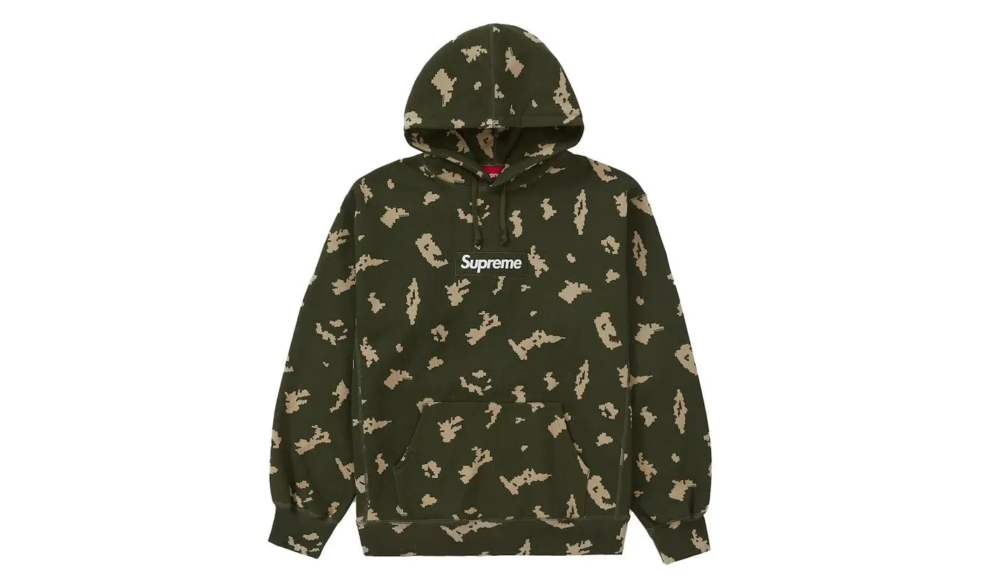 Supreme Box Logo Hooded Sweatshirt (FW21) Olive Russian Camo