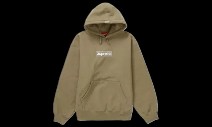 Supreme Box Logo Hooded Sweatshirt (FW23) Dark Sand - SUP-BLHSGW23-SAND