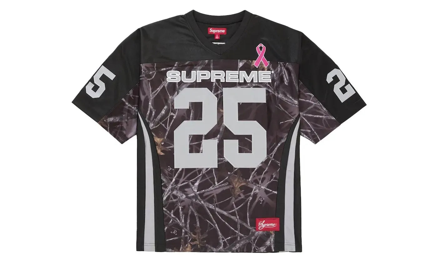 Supreme Breast Cancer Awareness Football Jersey Black