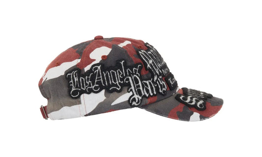 Supreme City Patches 6-Panel Hat Red Camo - supreme-city-patches-6-panel-hat-red-camo