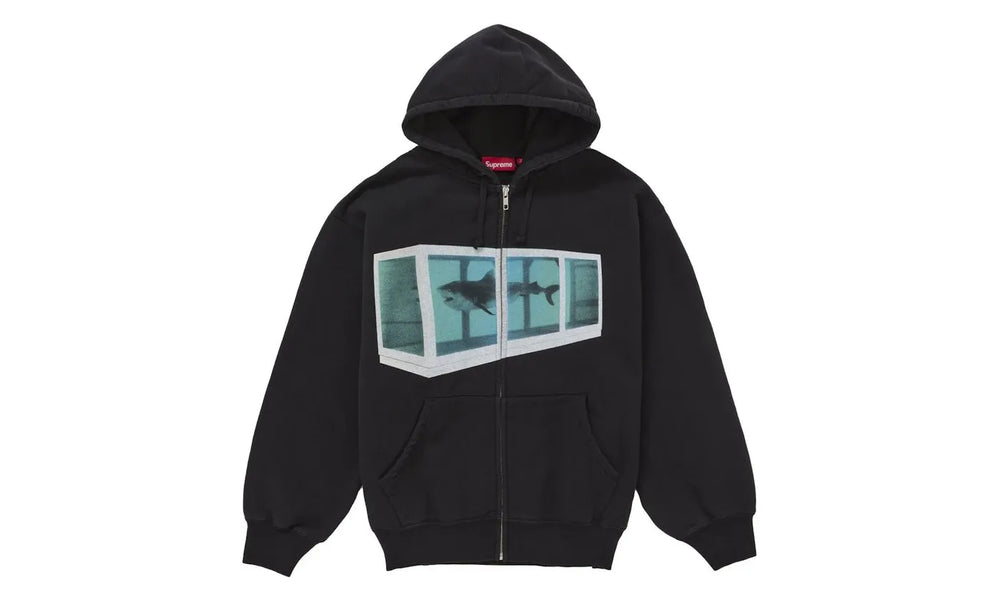Supreme Damien Hirst Zip Up Hooded Sweatshirt Black - SUPR-SDHZUH-BLACK