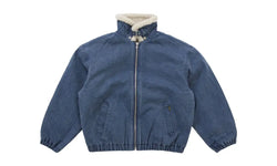 Supreme Faux Sherling Lined Bomber Jacket (FW25) Navy