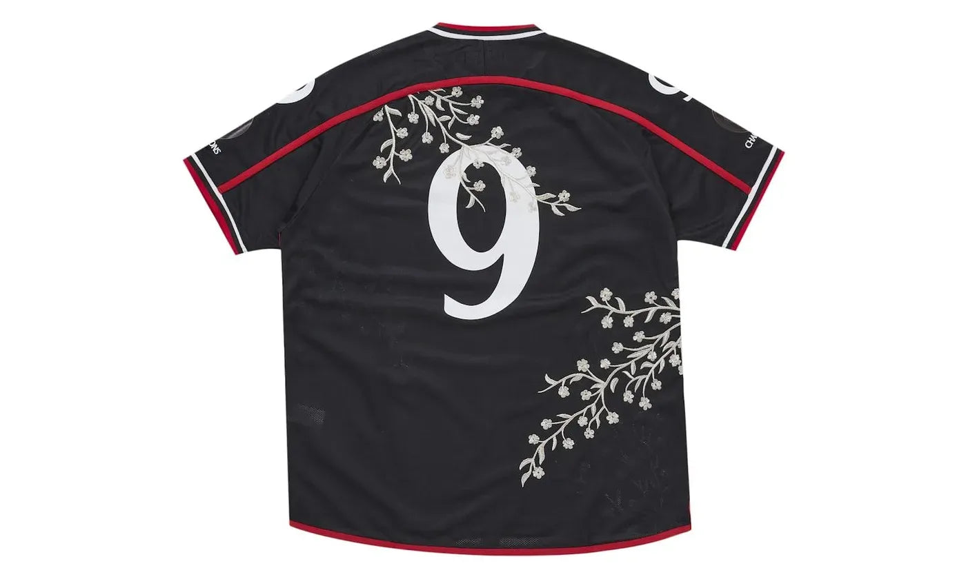 Supreme Floral Soccer Jersey Black
