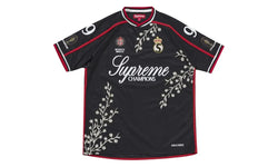 Supreme Floral Soccer Jersey Black