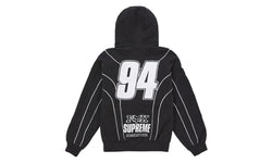 Supreme Fox Racing Zip Up Hooded Sweatshirt Black