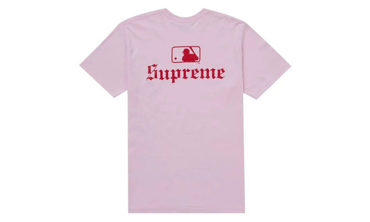 Supreme MLB Teams Sox Tee Light Pink