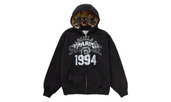 MM6 Maison Margiela x Supreme Zip Up Hooded Sweatshirt Black