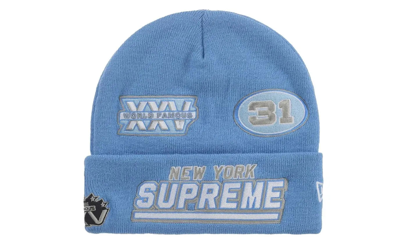 Supreme New Era Football Beanie Light Blue (SUPR-NEWERAFOOTBALL