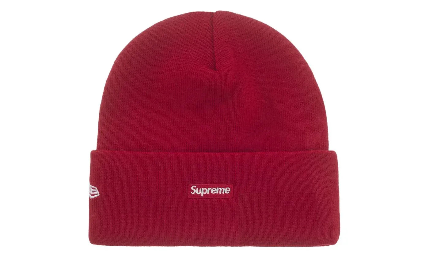 Supreme New Era Old English Beanie Red