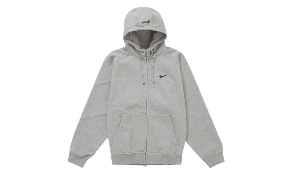 Supreme Nike Zip Up Hooded Sweatshirt Heather Grey - SUPR-SNZUHS-HEATHERGREY