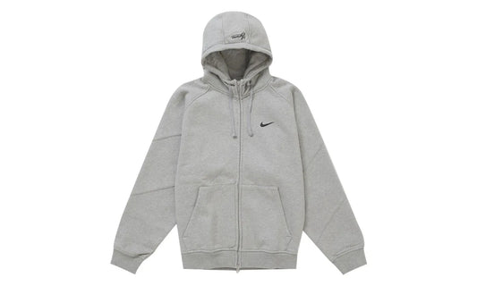 Supreme Nike Zip Up Hooded Sweatshirt Heather Grey - SUPR-SNZUHS-HEATHERGREY