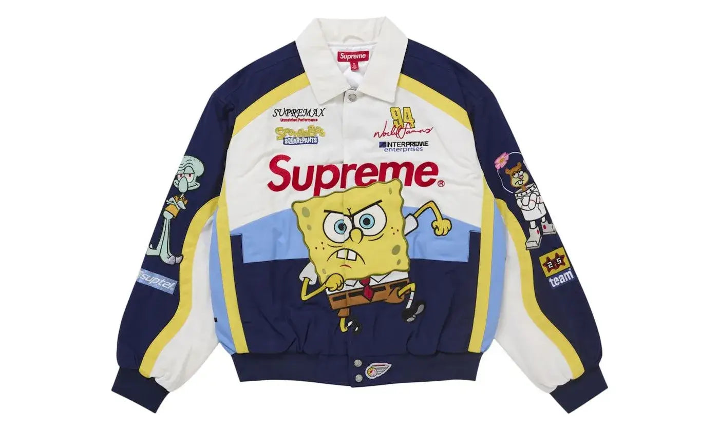 Supreme Supreme SpongeBob SquarePants Jeff Hamilton Racing Jacket