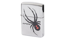 Supreme Spyder Zippo Silver - SUPR-SUSPZS-SILVER