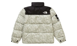 Supreme The North Face Paper Print Nuptse Jacket Paper Print