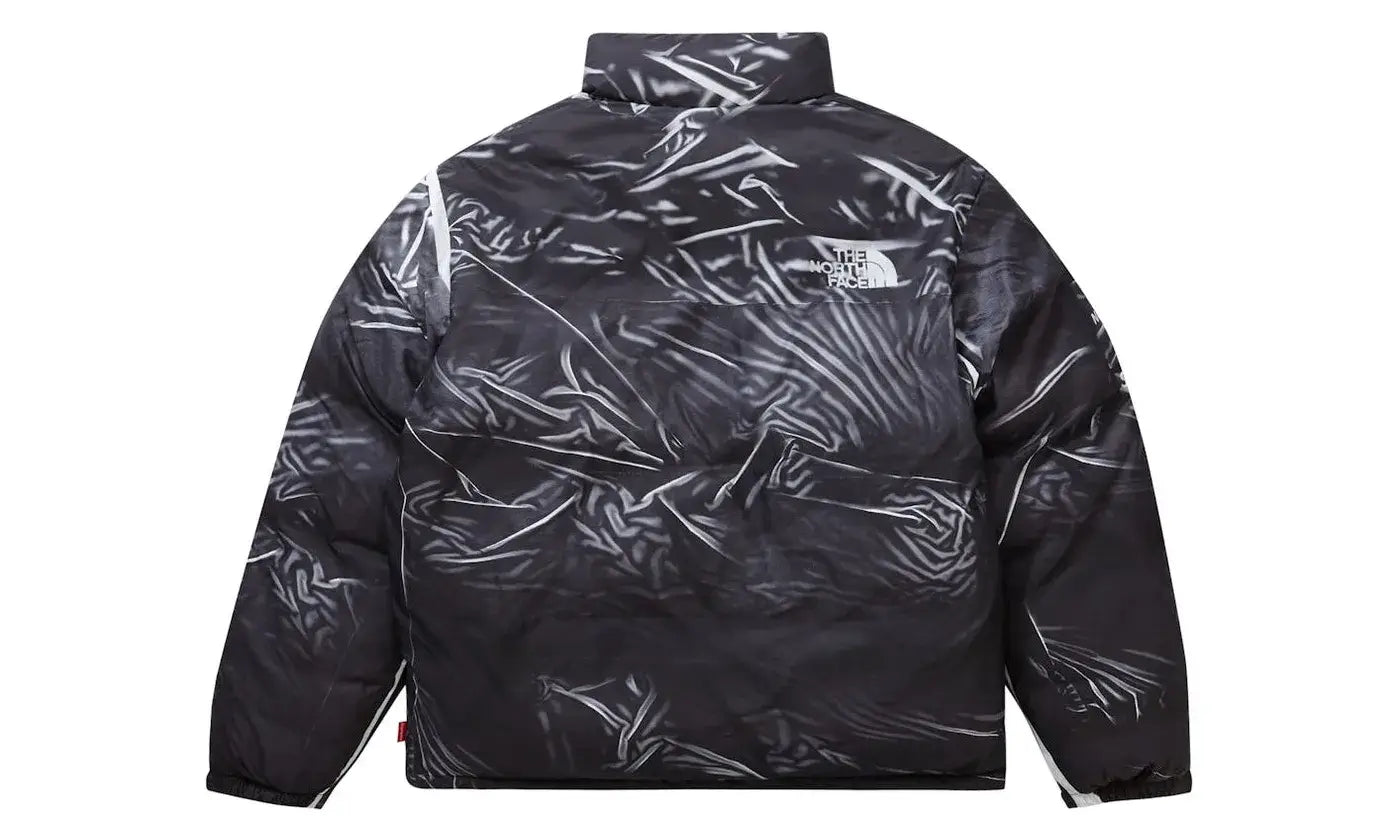 Supreme The North Face Printed Nuptse Trompe L'oeil Jacket Black