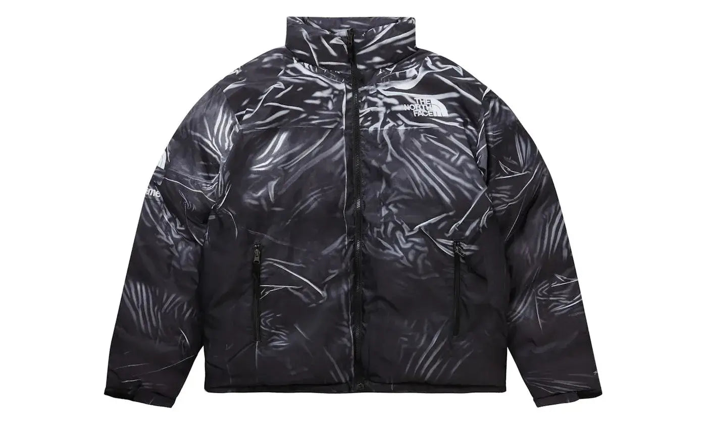 Supreme The North Face Printed Nuptse Trompe L'oeil Jacket Black