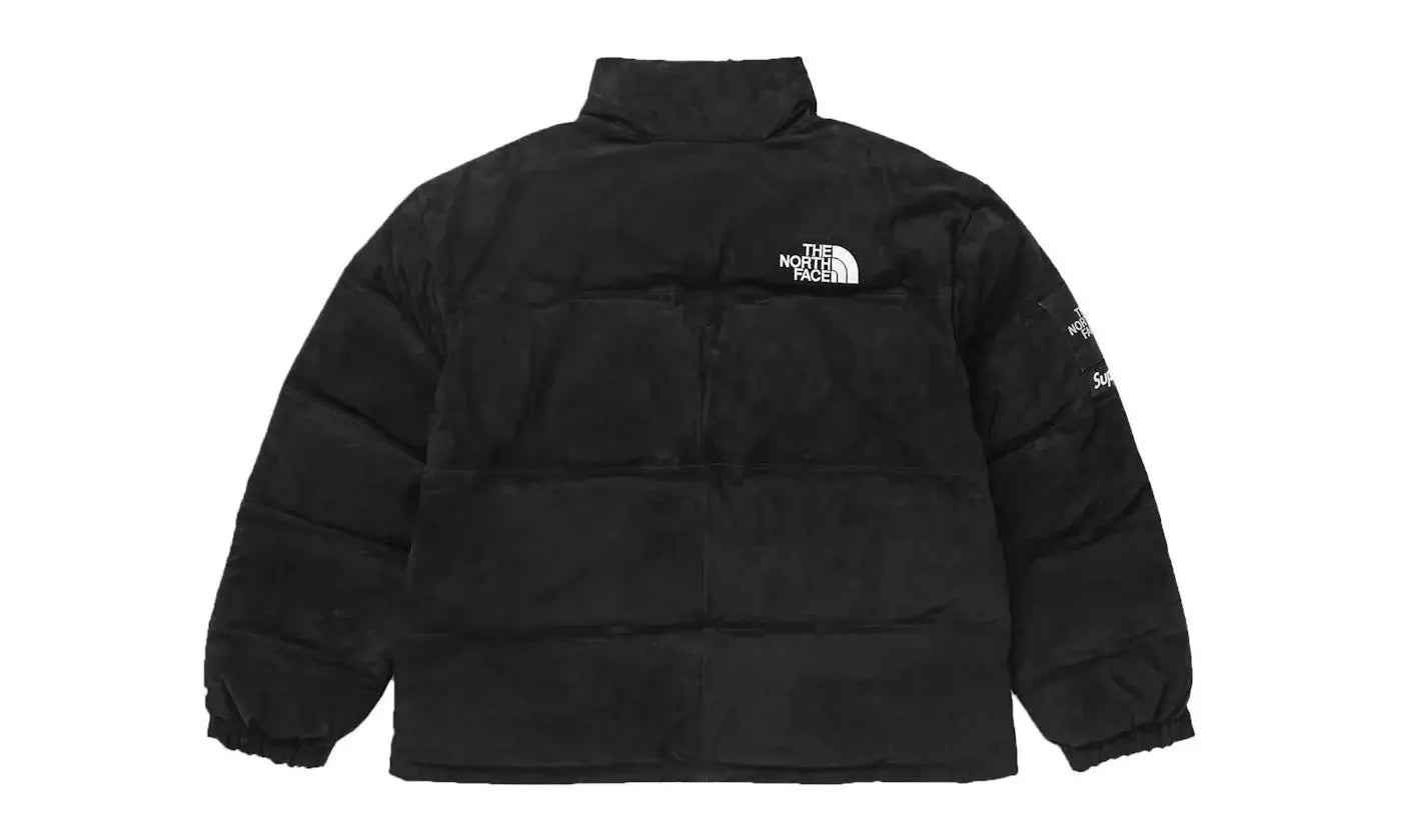 Supreme The North Face Suede Nuptse Jacket Black