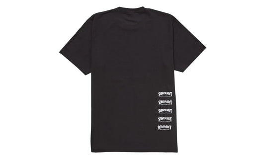 Supreme Thrasher Back Tail Tee Black - WRONG