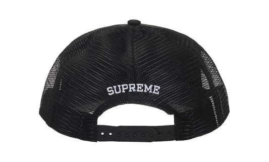 Supreme Western Embroidered Mesh Back 5-Panel Black - supreme-western-embroidered-mesh-back-5-panel-black