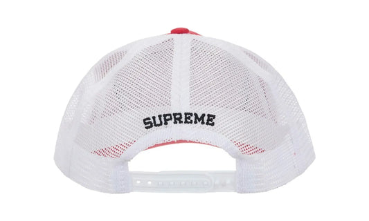 Supreme Western Embroidered Mesh Back 5-Panel Red - supreme-western-embroidered-mesh-back-5-panel-red