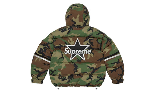 Supreme Supreme Vanson Leathers Cordura Down Jacket Woodland Camo