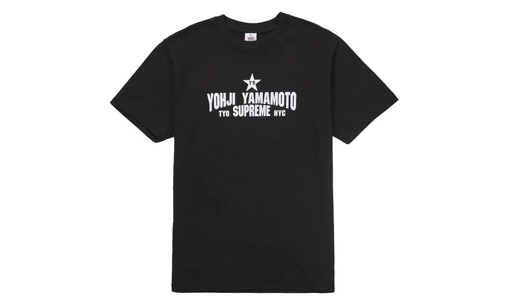 Supreme Y's by Yohji Yamamoto Star Tee Black