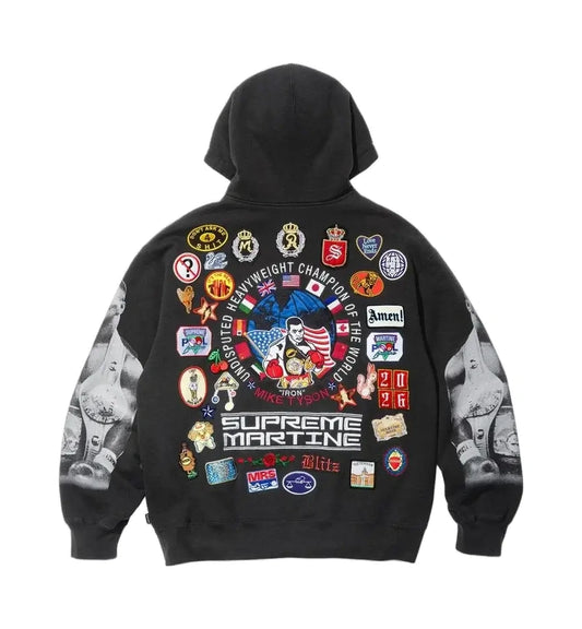 Supreme Supreme Martine Rose Champion Zip Up Hooded Sweatshirt Black