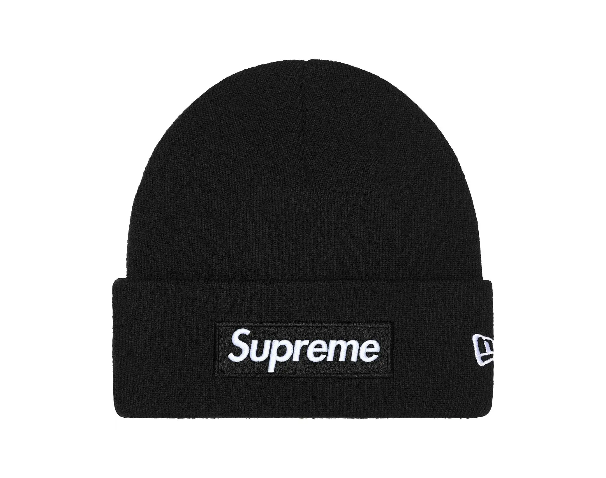 New Era x Supreme Box Logo Beanie Black (FW25) - Aplug – APLUG PL