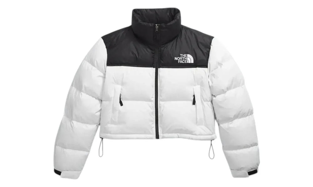 The North Face Women's Nuptse Short Jacket White Dune