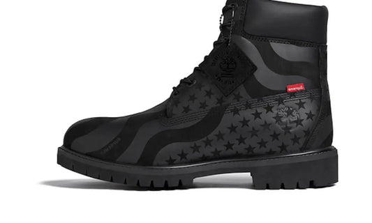 6' Boot Supreme Stars & Stripes Black