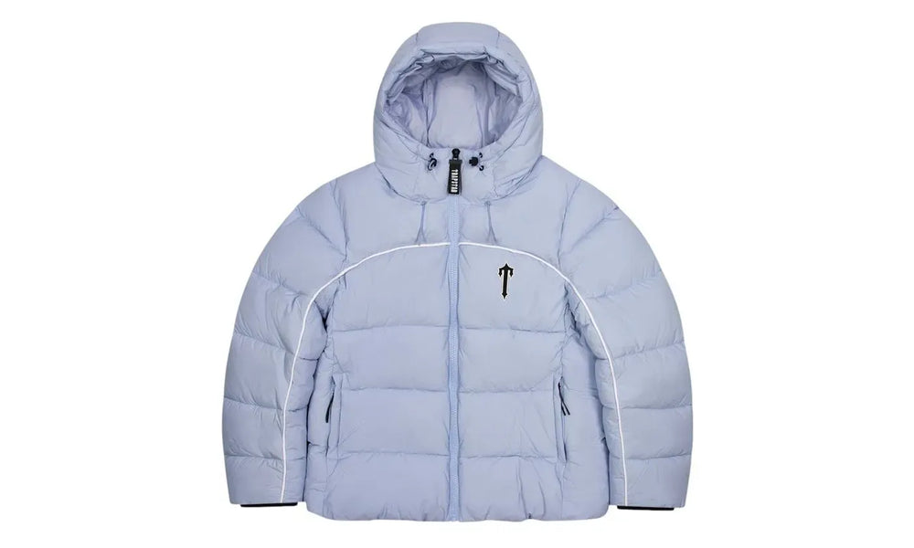 Trapstar Irongate Arch Pipping Puffer Jacket Ice Blue