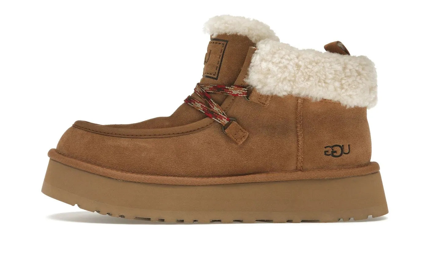 UGG Funkarra Cabin Cuff Boot Chestnut - 1143954-CHE