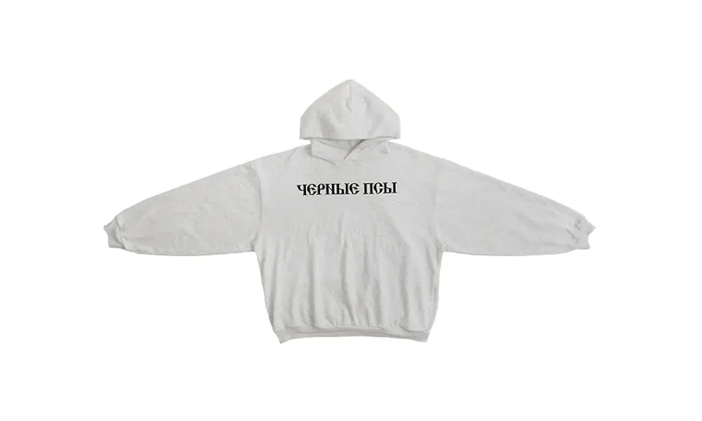 Yeezy x Gosha Rubchinskiy Black Dogs Hoodie Heather Gray