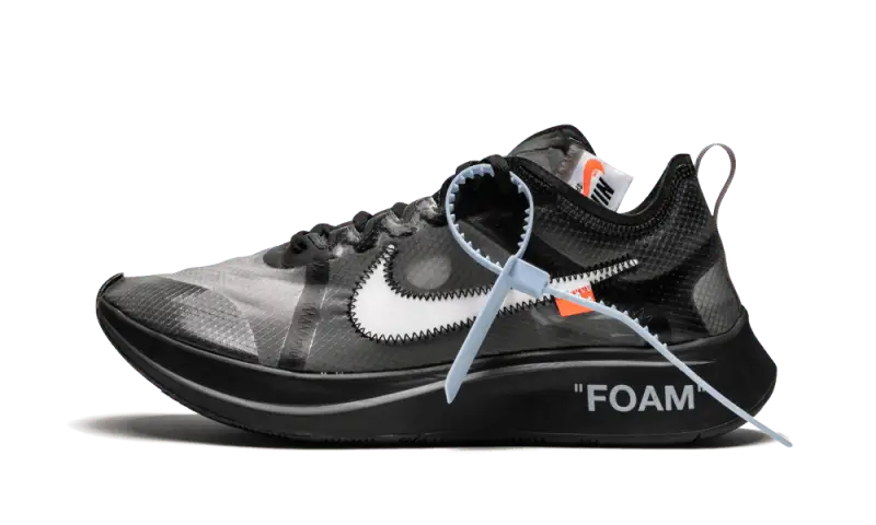 Zoom Fly Off-White Black Silver