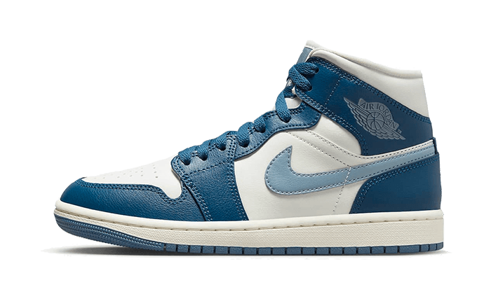 Air jordan 1 online mid blauw