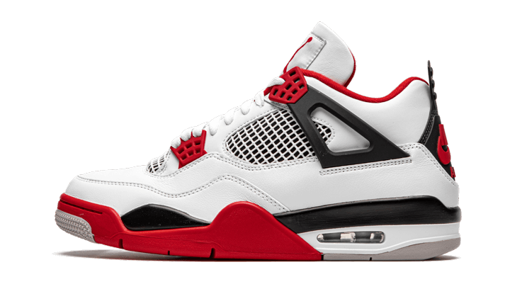 Air Jordan online 4 Retro Fire Red YOUTH with box