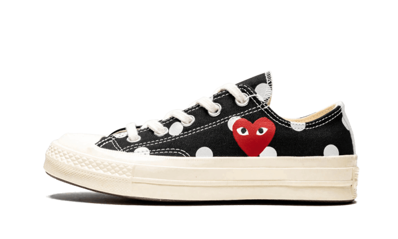 Cdg converse low polka dot on sale