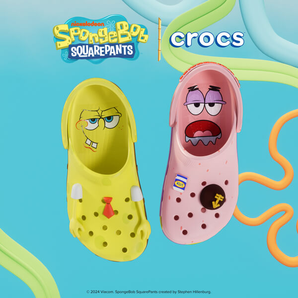 Crocs x Spongebob Kanciastoporty
