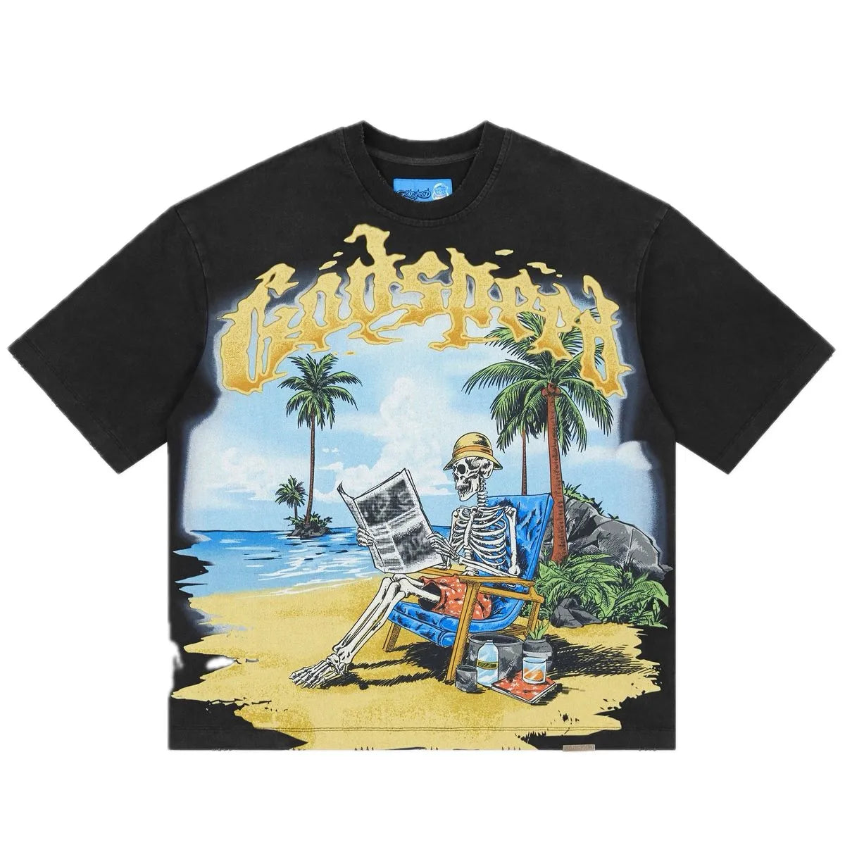 Godspeed Godspeed Skeleton Beach II NG T-shirt Black
