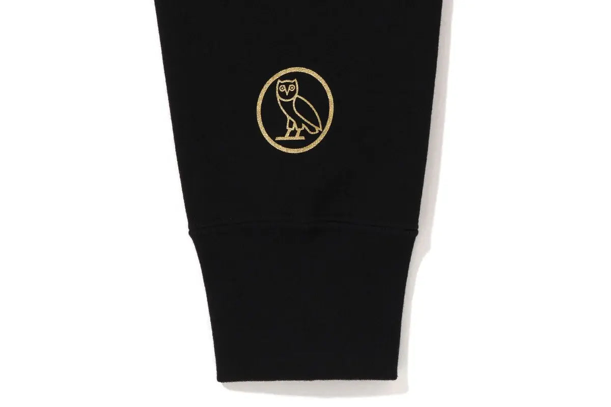 BAPE x OVO Shark Full Zip Hoodie Black