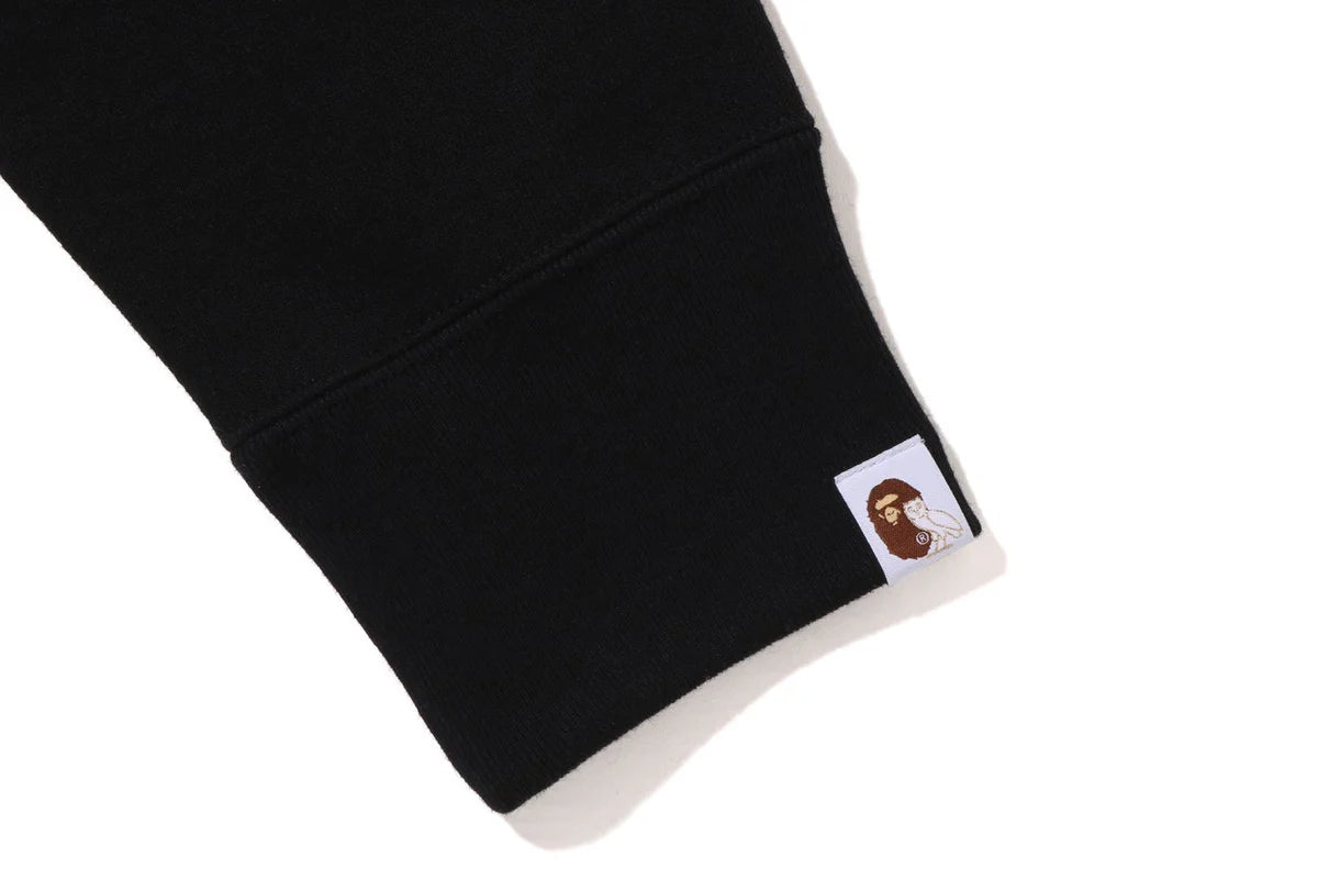 BAPE x OVO Shark Full Zip Hoodie Black