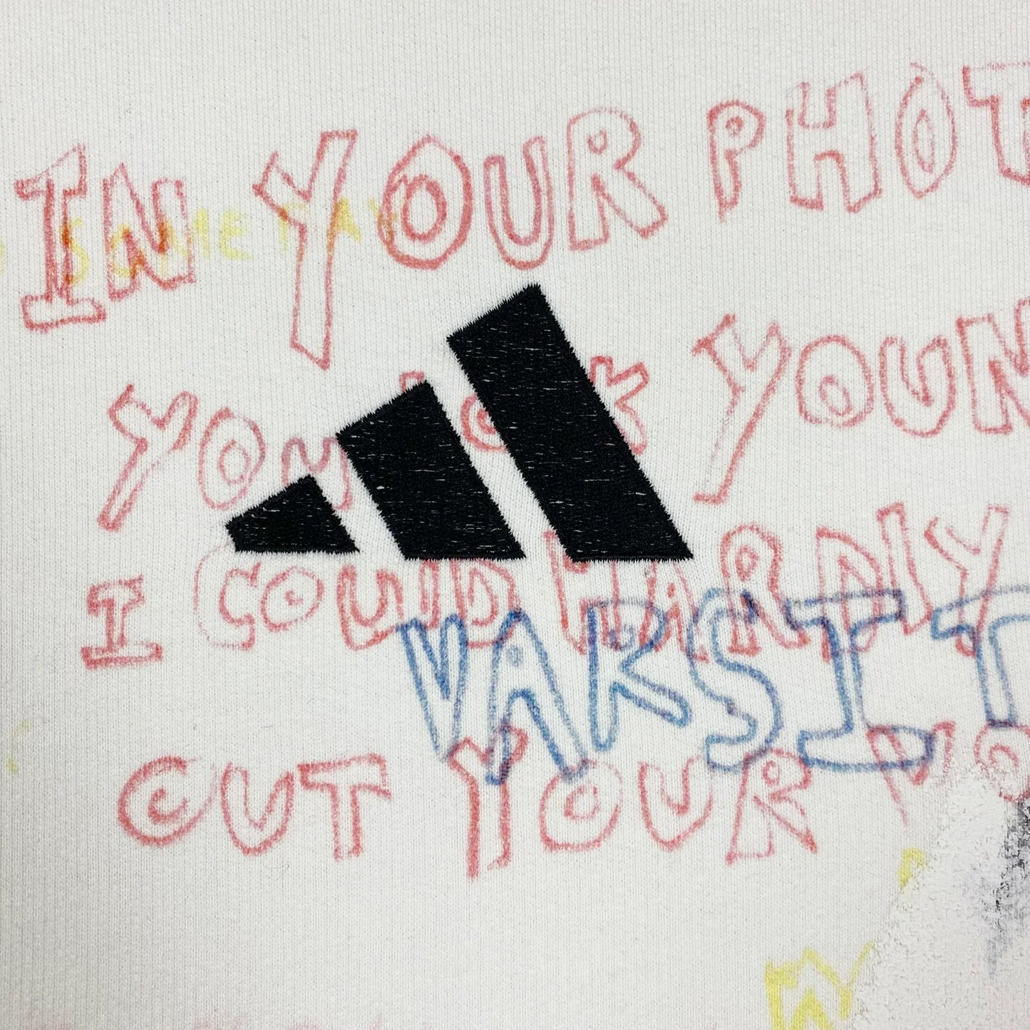 Adidas Yeezy Season 5 Scribble Hand Drawn Crewneck by ERD