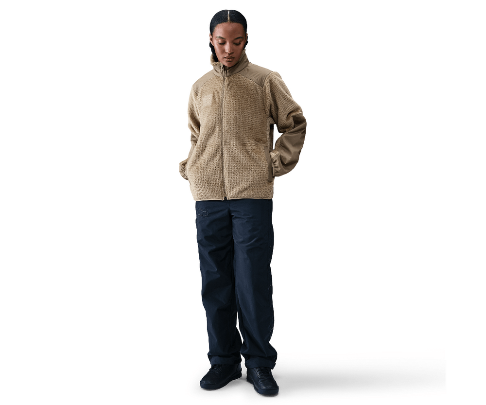 Stussy x Nike Full Zip Fleece Pine Nut