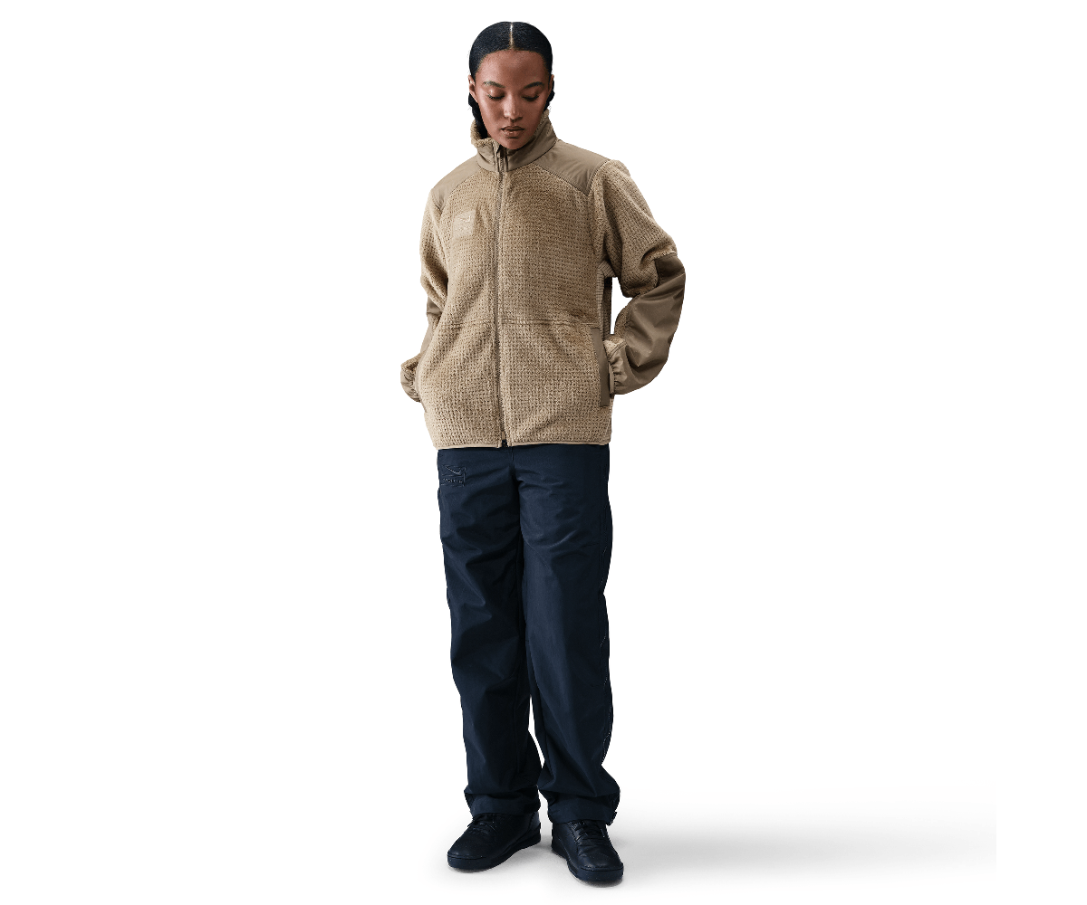 Stussy x Nike Full Zip Fleece Pine Nut