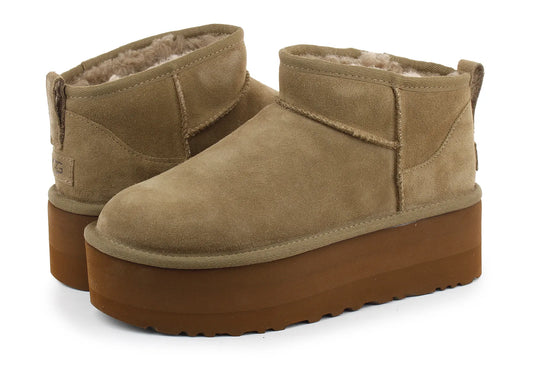 UGG UGG Classic Ultra Mini Platform Boot Light Bronze (Women's)