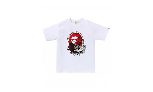 BAPE Mad Ape Head Tee White