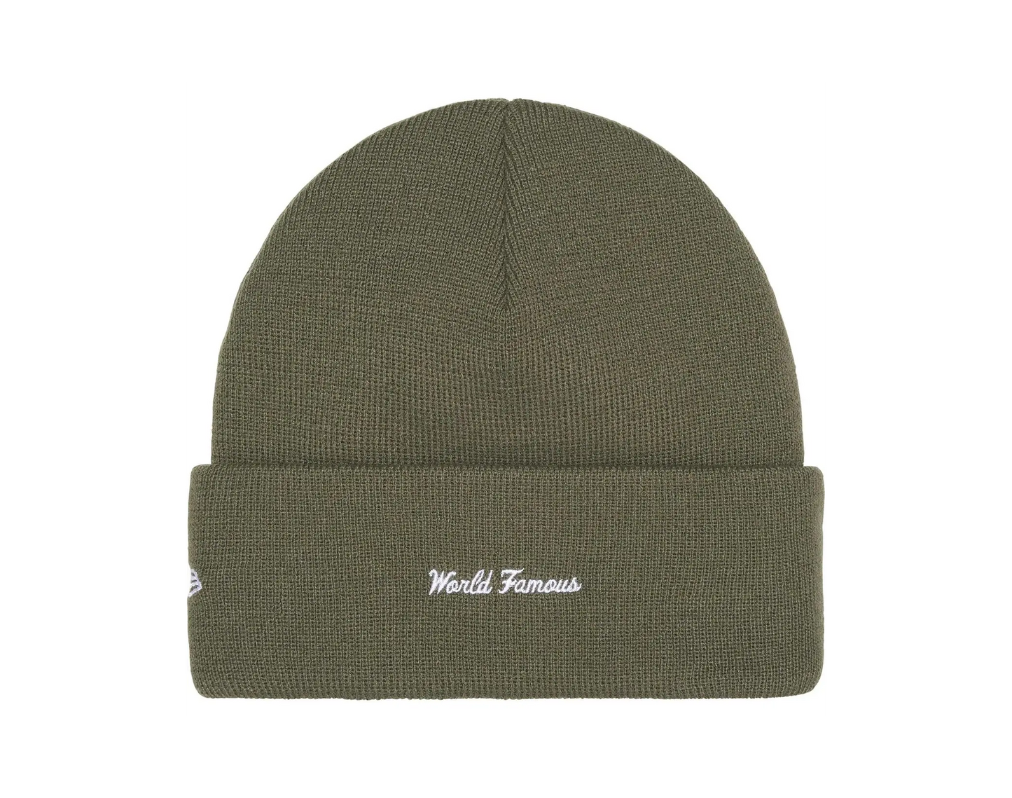 Supreme New Era Box Logo Beanie Light Olive (FW25)